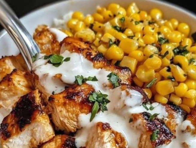 𝐒𝐭𝐫𝐞𝐞𝐭 𝐂𝐨𝐫𝐧 𝐂𝐡𝐢𝐜𝐤𝐞𝐧 𝐑𝐢𝐜𝐞 𝐁𝐨𝐰𝐥