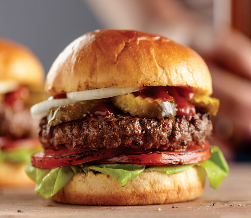 The king of American meals: Classic Hamburger