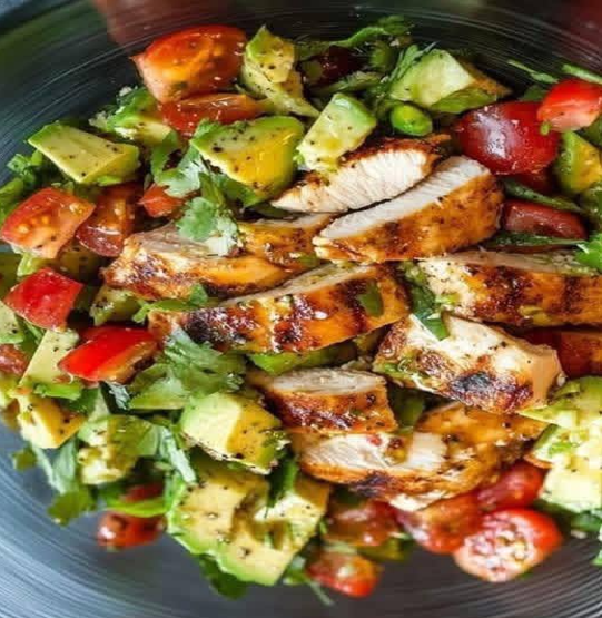 Grilled Chicken Avocado Salad