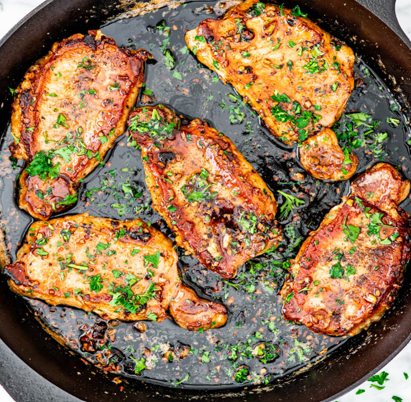 Honey Garlic Pork Chops